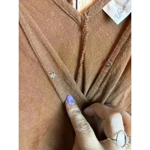 A New Day Target Cropped Wide Legged Jumpsuit One-Piece Burnt Brown Size S - Picture 4 of 7